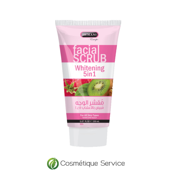 Gommage facial blanchissant 5 sur 1 - HEMANI