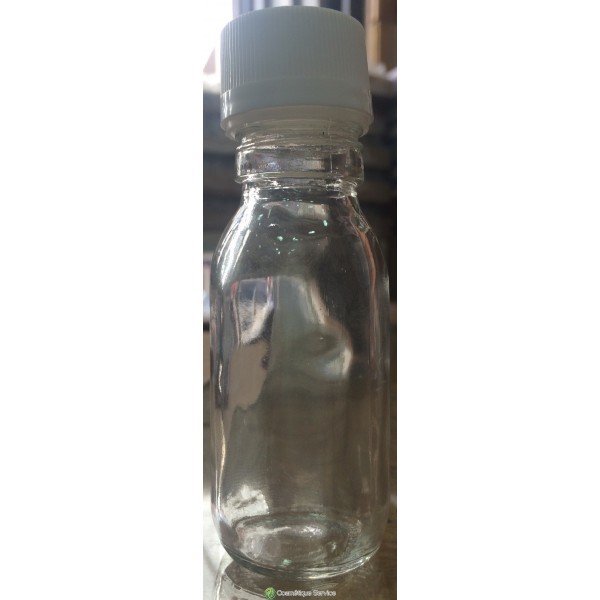 Bouteille en verre 60ml vide avec bouchon garantie