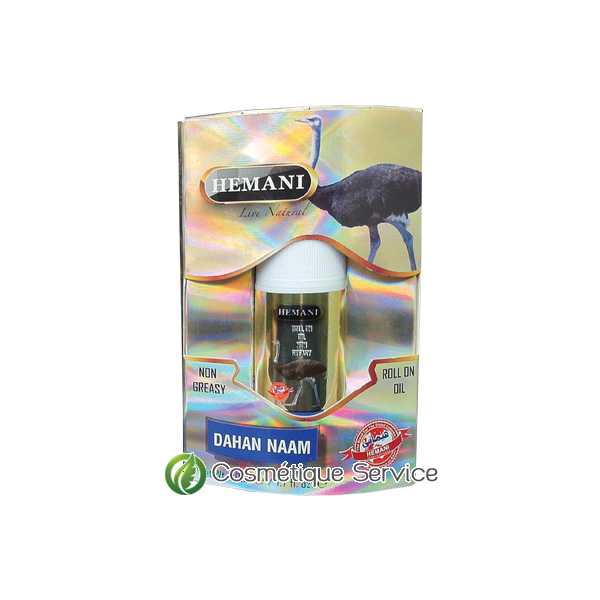 Huile de massage à l'autruche roll on 50ml - HEMANI