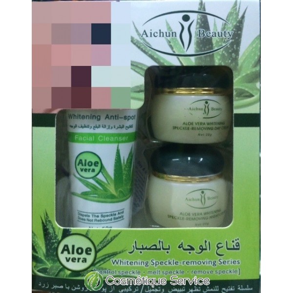 Coffret crème à l'aléo vera