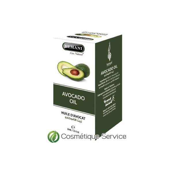 Huile d'avocat 30ml - HEMANI